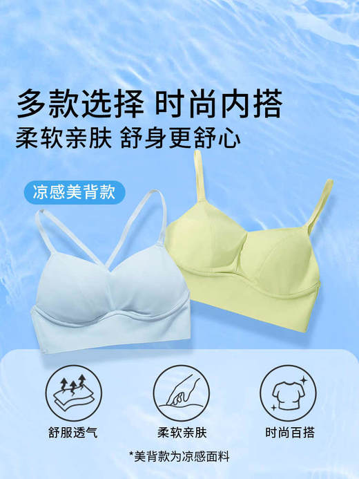 奶糖派波子汽水大杯文胸舒适无痕承托多穿法内衣大胸显小文胸 商品图5