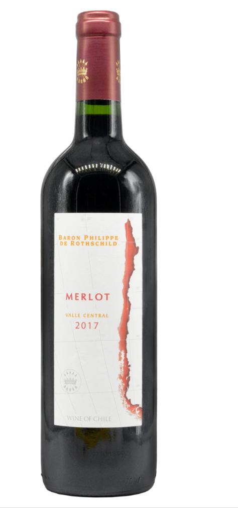 【直选好酒】菲利普罗斯柴尔德男爵地图梅洛红葡萄酒 750ML 商品图1