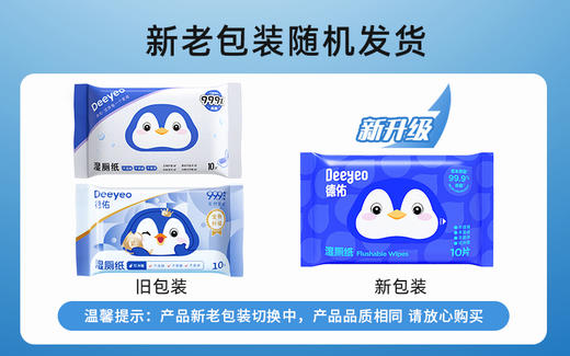 DY德佑湿厕纸便携装小包10抽*20包 商品图4