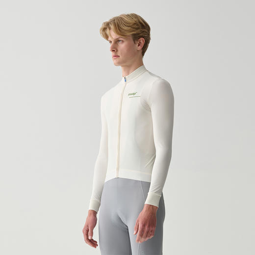 MAAP 男士 Training Thermal LS Jersey 粉笔白 加绒长袖骑行服 商品图0