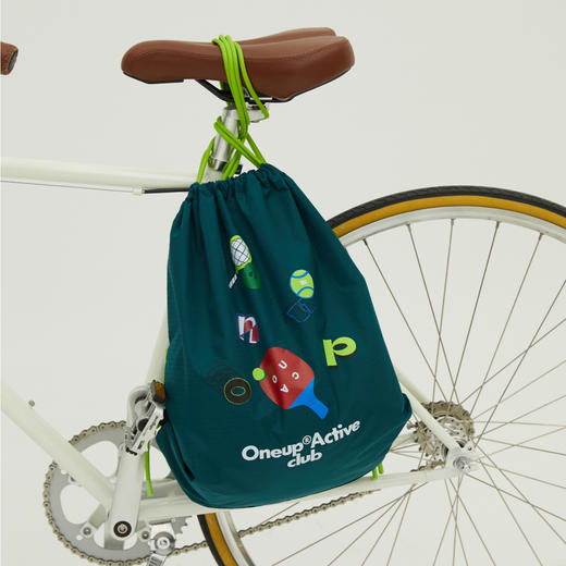 oneup防泼水印花束口背包 商品图1