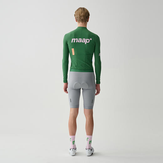 MAAP 男士 Training Thermal LS Jersey 绿色 加绒长袖骑行服 商品图1