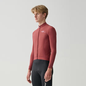 MAAP 男士 Training Thermal LS Jersey 砖红色 加绒长袖骑行服