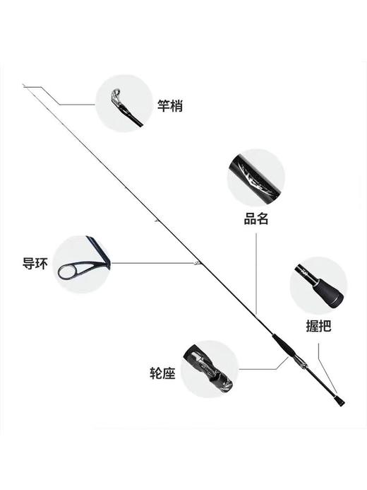 DAIWA/达亿瓦23新款STEEZ RC史帝兹鲈鱼竿路亚竿泛用钓鱼竿四弟子 商品图2