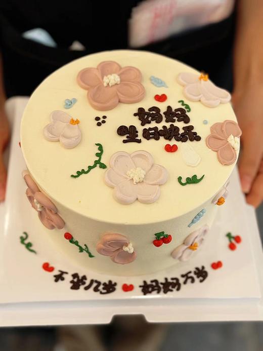 蛋糕定制—手绘小花儿 商品图0