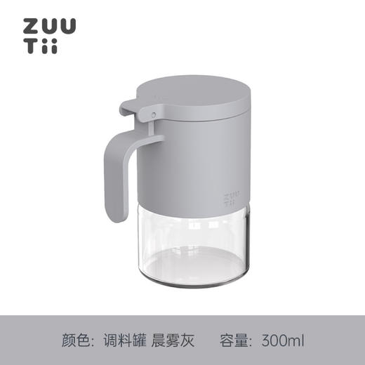 zuutii调料罐厨房盐调味罐家用收纳盒专用调料瓶密封防潮调料盒 多色可选300ml 商品图5
