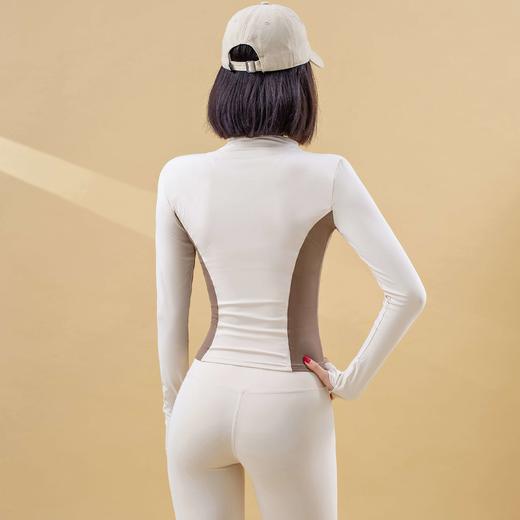 跃牌【瑜堂系列】修身健身服显瘦瑜伽上衣运动瑜伽外套JYMW114/JYMW113 商品图1