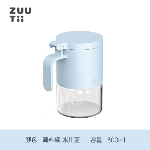 zuutii调料罐厨房盐调味罐家用收纳盒专用调料瓶密封防潮调料盒 多色可选300ml 商品图3