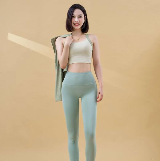 跃牌【瑜堂系列】一体式高强度防震健身背心固定胸垫收腰显胸 JYMN018 商品图4