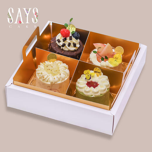 【预定】手心迷你蛋糕四宫格礼盒｜4个愿望 商品图1