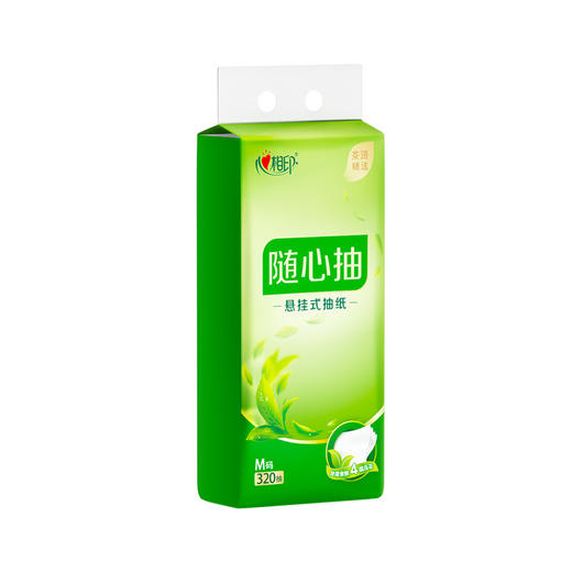 心相印 纸巾 DT10320(单提）茶语精选320抽四层悬挂式提装面巾纸 商品图2