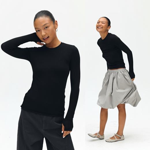 oneup基础羊毛打底衫 商品图2