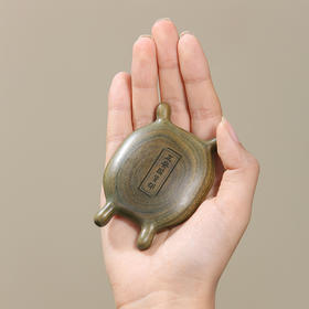 正安国货 玄龟绿檀木按摩器 点按压多功能多部位使用 配赠宋锦材质布袋