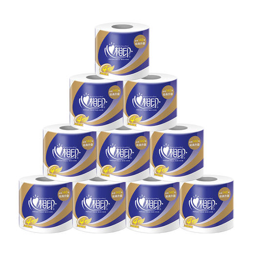 心相印 纸巾 BT910（提装）140克10粒装四层卷筒卫生纸×1提 商品图0