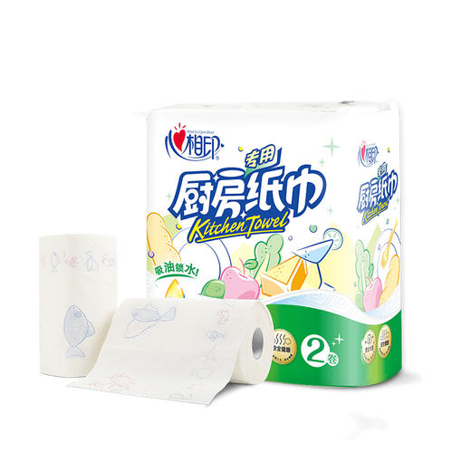 心相印 纸巾 KT102（箱装）厨房纸巾75节×8卷 商品图0