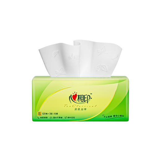 心相印 纸巾 DT15120（箱装）茶语抽纸120抽20包装 商品图1