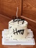 「黑白调·HAPPYBIRTHDAY」100%动物奶油（附图5寸加高·提前6小时预订） 商品缩略图1