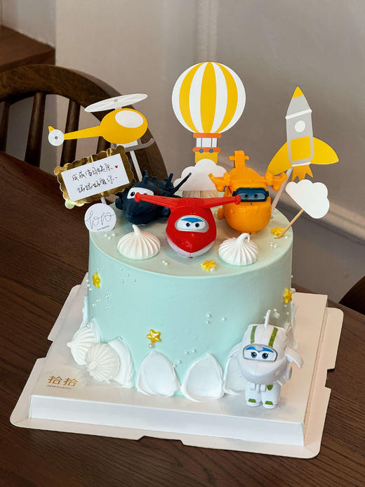 「超级飞侠」100%动物奶油（附图6寸·提前3小时预订） 商品图0