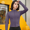 跃牌【瑜堂系列】秋冬加绒瑜伽服上衣加厚保暖健身服休闲显瘦跑步运动外套JYMW065 商品缩略图7