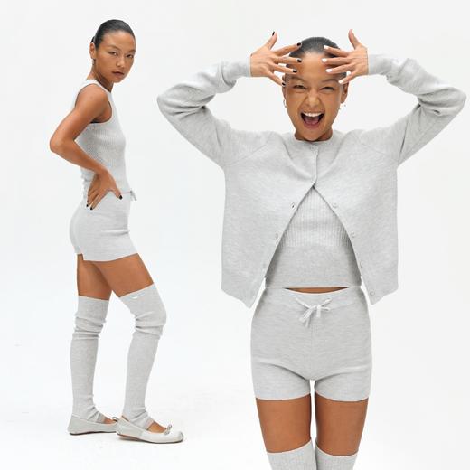 oneup针织羊毛两件上衣套装 商品图5