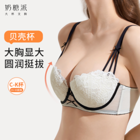 【贝壳杯1.0】大胸挺拔显大聚拢内衣圆润饱满