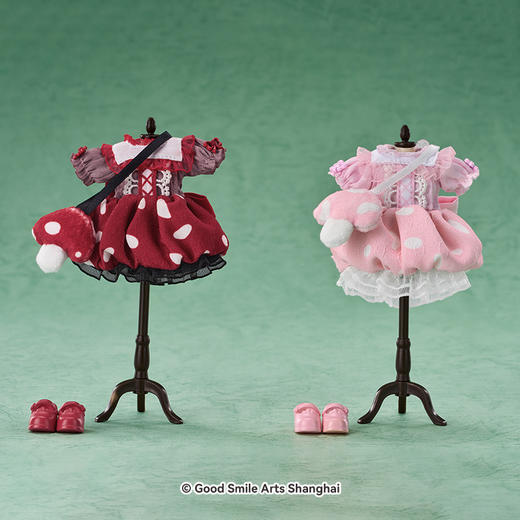 【GSC现货】粘土娃 服装套组 红色/粉色/紫色/绿色蘑菇 商品图2