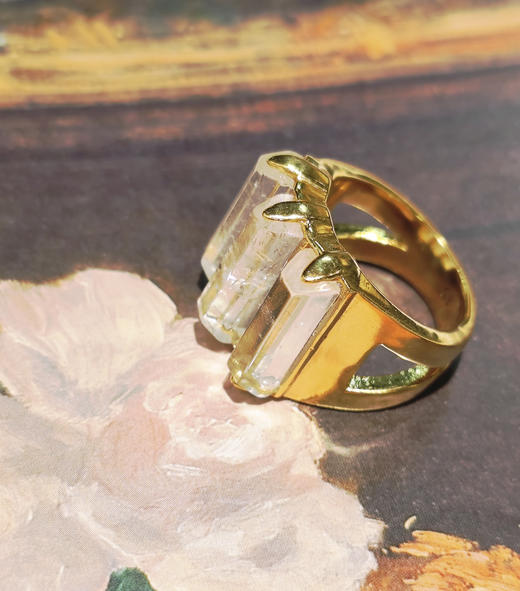 北京仓｜Goossens Paris-Stones-三颗天然水晶 戒指［法国设计师］ 商品图6