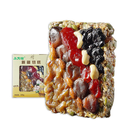 【严选】【新疆风味 均衡配比6种坚果4种果干 】新疆八大怪 新疆切糕500g传统整块（厂家直发） 商品图1