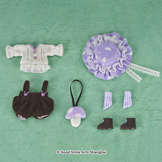 【GSC现货】粘土娃 服装套组 红色/粉色/紫色/绿色蘑菇 商品图3