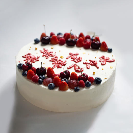 开工大吉「暴富！暴美/暴帅！一飞冲天！」草莓火龙果双拼定制大蛋糕（当日达） 商品图2