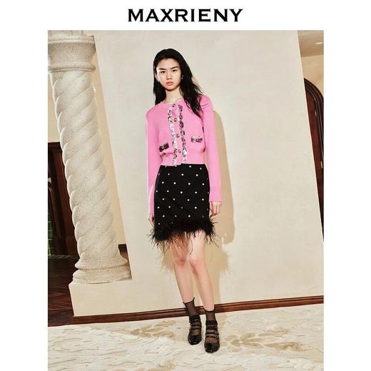 玛克门店发货：MAXRIENYKitty粉小香套头针织毛衫(货号:MC88JA842) 商品图0