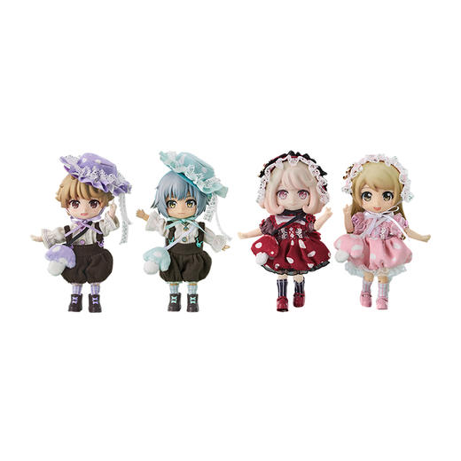 【GSC现货】粘土娃 服装套组 红色/粉色/紫色/绿色蘑菇 商品图4