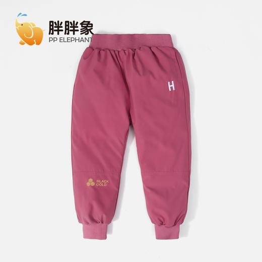 胖胖象品牌新款秋冬季儿童羽绒裤男女童加厚外穿长裤中大童黑金休闲裤聚 商品图4