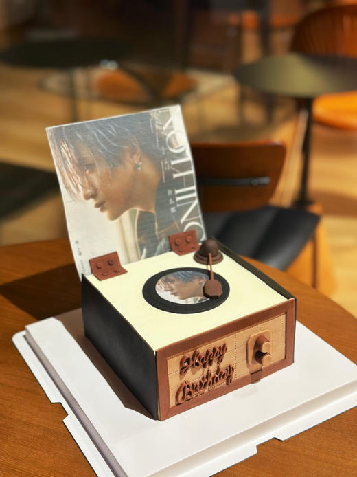 唱片蛋糕，8寸方形，提前5天预定，请联系客服提供照片 商品图3