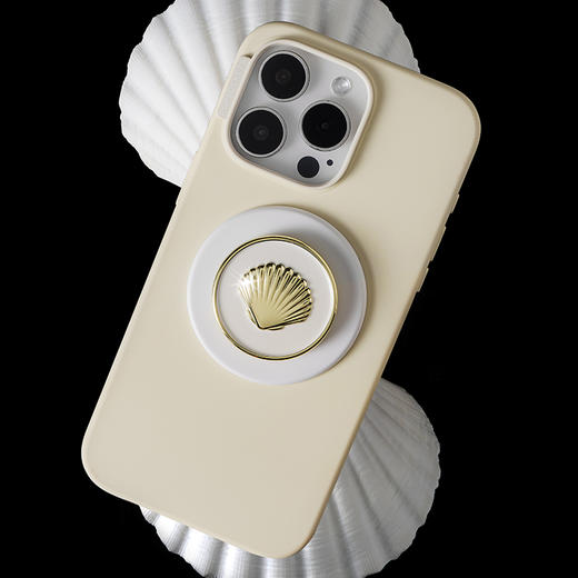 1【古城密语】手机粘贴式支架 Enamel金属珐琅系列 珍奇贝壳 商品图3