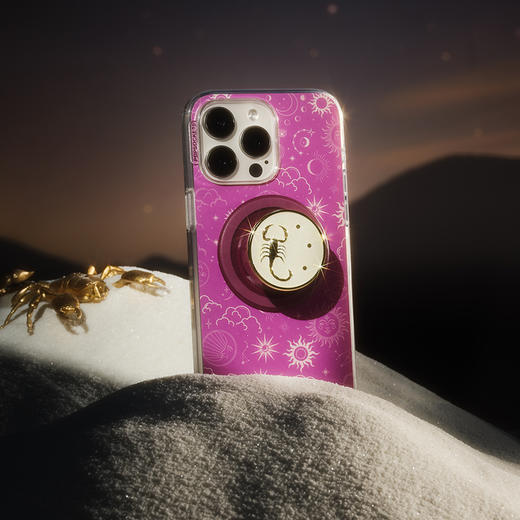 【古城密语】手机粘贴式支架 Enamel金属珐琅系列 沙丘蝎 商品图3