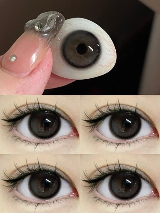 Laseecon年抛·黑猪猪二代·14.2mm中等着色·韩产2片 商品图7