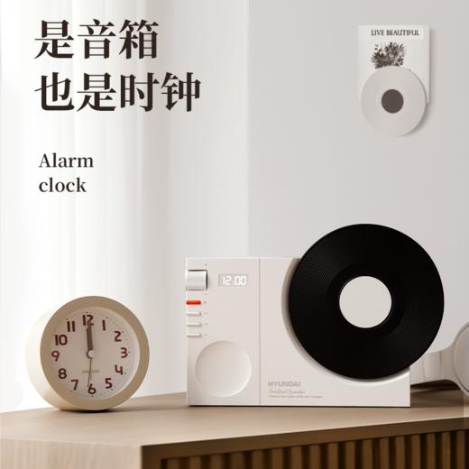 韩国现代（HYUNDAI） 时光黑胶唱片时钟蓝牙音箱 YH-F170 商品图8