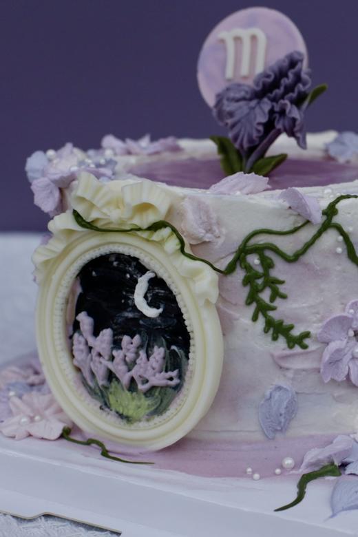 天蝎座生日蛋糕｜月夜鸢尾花 商品图3