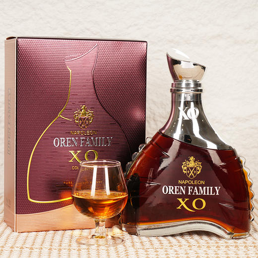 断崖价！法国欧伦世家珍藏XO白兰地700ml*6原箱配3个礼袋 商品图2