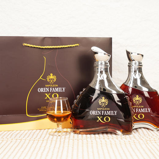 断崖价！法国欧伦世家珍藏XO白兰地700ml*6原箱配3个礼袋 商品图3