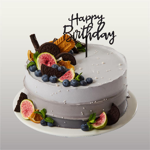 高级灰绅士蛋糕 |  梦雪龙 商品图0