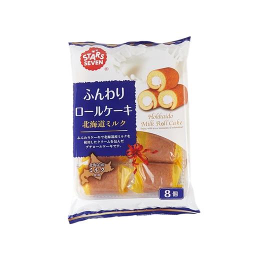 星七 牛奶奶油味 夹心蛋糕卷 136g/袋 商品图0