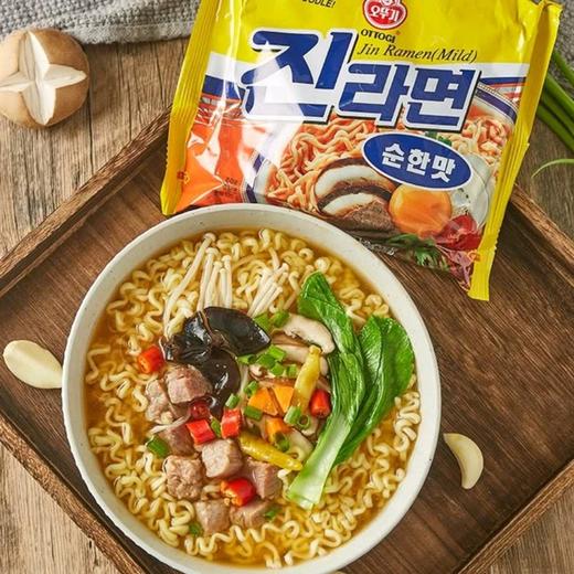 【不倒翁】韩国进口金拉面 120g | 韩式正宗拉面风味 | 进口品质·非油炸更健康 | 面条劲道·汤底浓郁 | 韩剧同款·宿舍速食·追剧零食· 商品图0