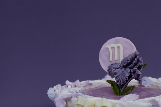 天蝎座生日蛋糕｜月夜鸢尾花 商品图2