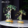 【特惠8折，仅1件，无货退款】罗比罗丹珐琅彩工艺聚宝盆发财树摆件客厅办公室招财摆件开业礼品发财树摆件（大）【不支持补差，非质量问题不退不换】S 商品缩略图0