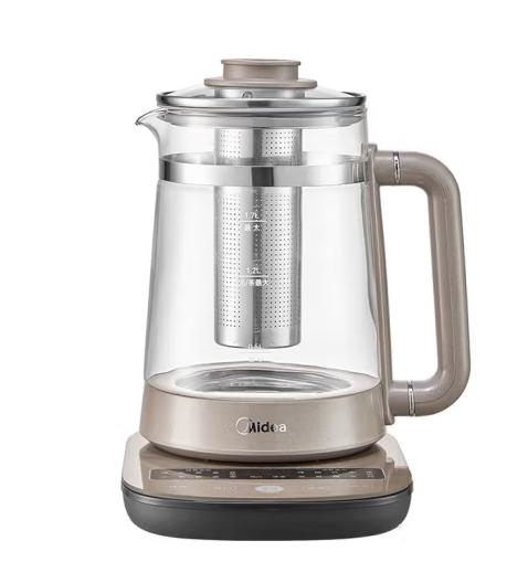 美的（510182）（Midea）养生壶 1.7升 煮茶器 316L母婴级材质电水壶 1200W大功率烧水壶 炖煮壶 MK-GE1711（ZMD安心系列） 商品图0