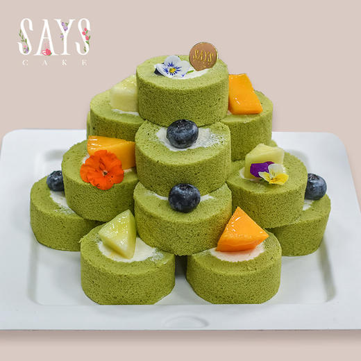 箬竹茉莉抹茶卷塔（配手套）Matcha Roll Tower 商品图3