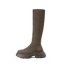 西村名物2024年冬季新款超轻舒适厚底过膝长靴X24DQ46681 商品缩略图3