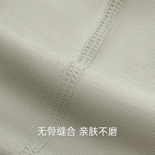 Threegun三枪 舒肤轻薄弹力棉圆领女打底衫-24390A011 商品图6
